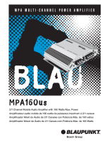 Blaupunkt MPA-160-US - Owners Manual 